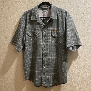 Orvis Gray Checkered Men's Shirt XL